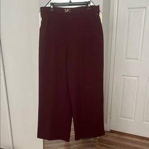 Michael Kors Women's Burgundy Pants